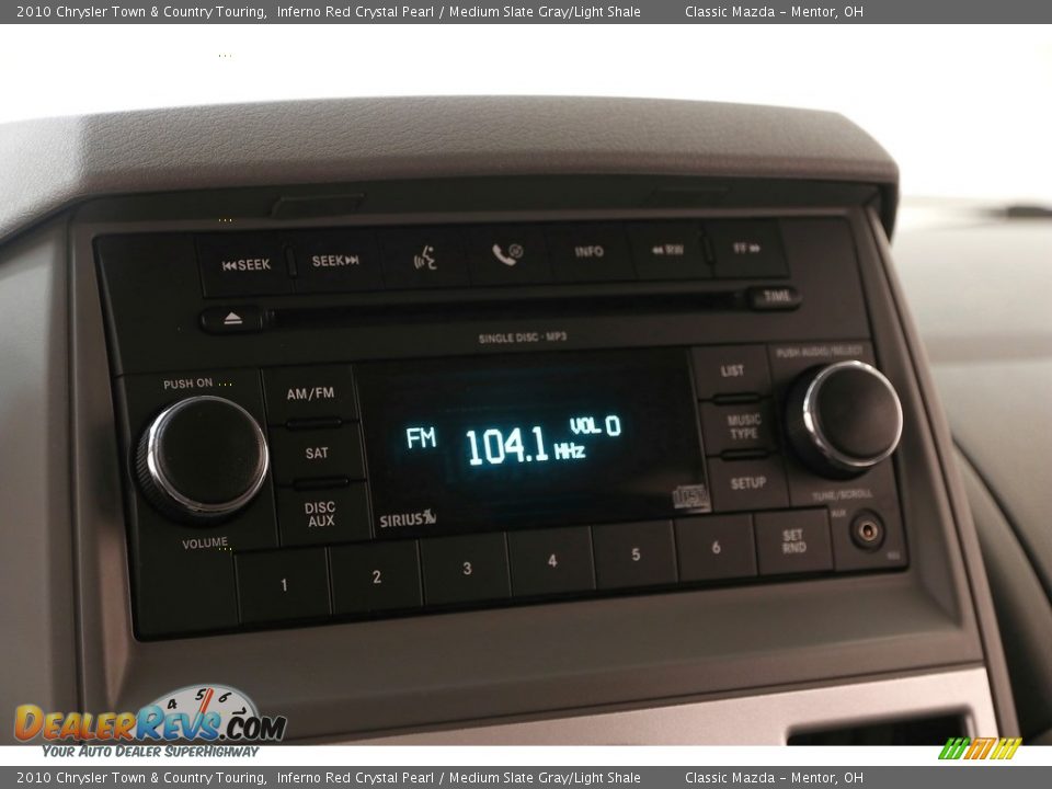 2010 Chrysler Town & Country Touring Inferno Red Crystal Pearl / Medium Slate Gray/Light Shale Photo #15