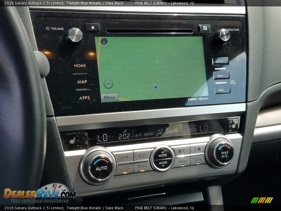 2016 Subaru Outback 2.5i Limited Twilight Blue Metallic / Slate Black Photo #27