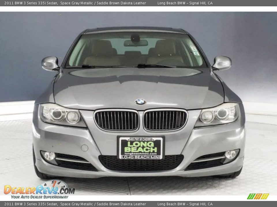 2011 BMW 3 Series 335i Sedan Space Gray Metallic / Saddle Brown Dakota Leather Photo #2
