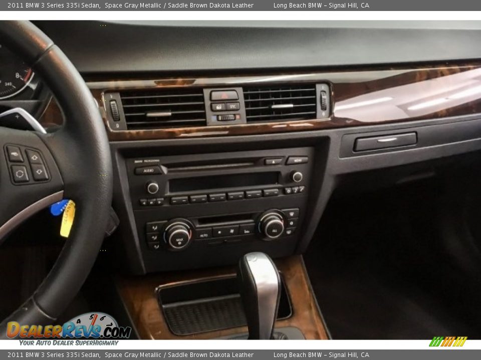 2011 BMW 3 Series 335i Sedan Space Gray Metallic / Saddle Brown Dakota Leather Photo #5
