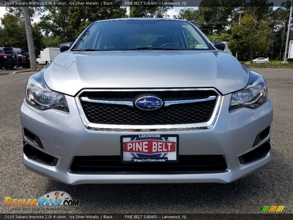 2016 Subaru Impreza 2.0i 4-door Ice Silver Metallic / Black Photo #2