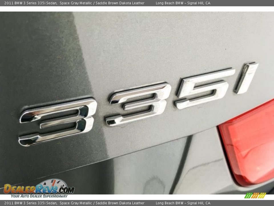 2011 BMW 3 Series 335i Sedan Space Gray Metallic / Saddle Brown Dakota Leather Photo #7