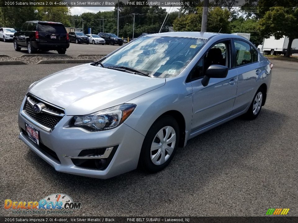 2016 Subaru Impreza 2.0i 4-door Ice Silver Metallic / Black Photo #3