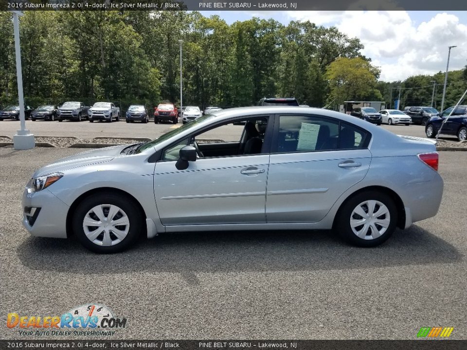 2016 Subaru Impreza 2.0i 4-door Ice Silver Metallic / Black Photo #4