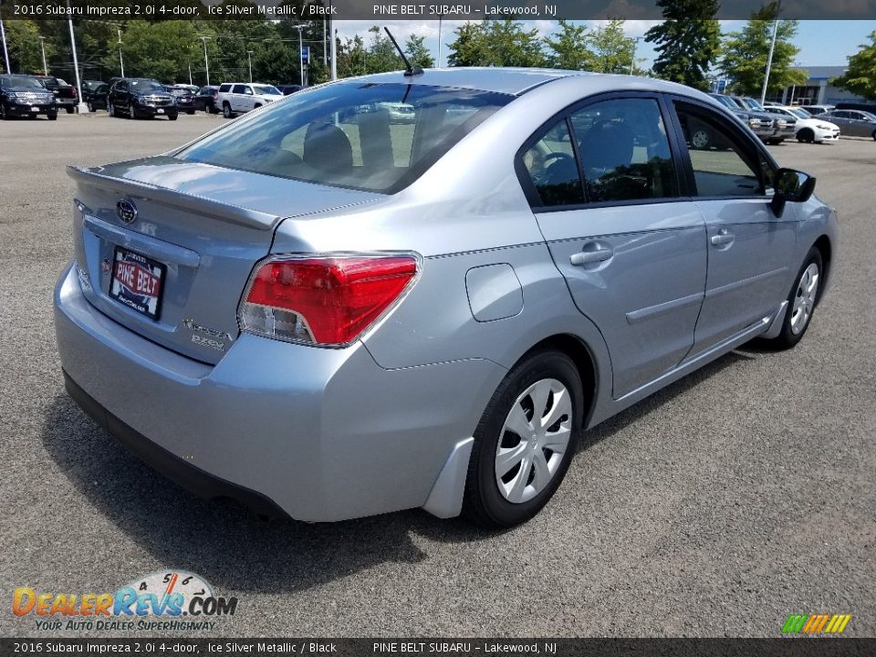 2016 Subaru Impreza 2.0i 4-door Ice Silver Metallic / Black Photo #7