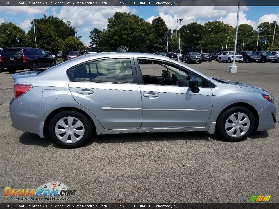 2016 Subaru Impreza 2.0i 4-door Ice Silver Metallic / Black Photo #8