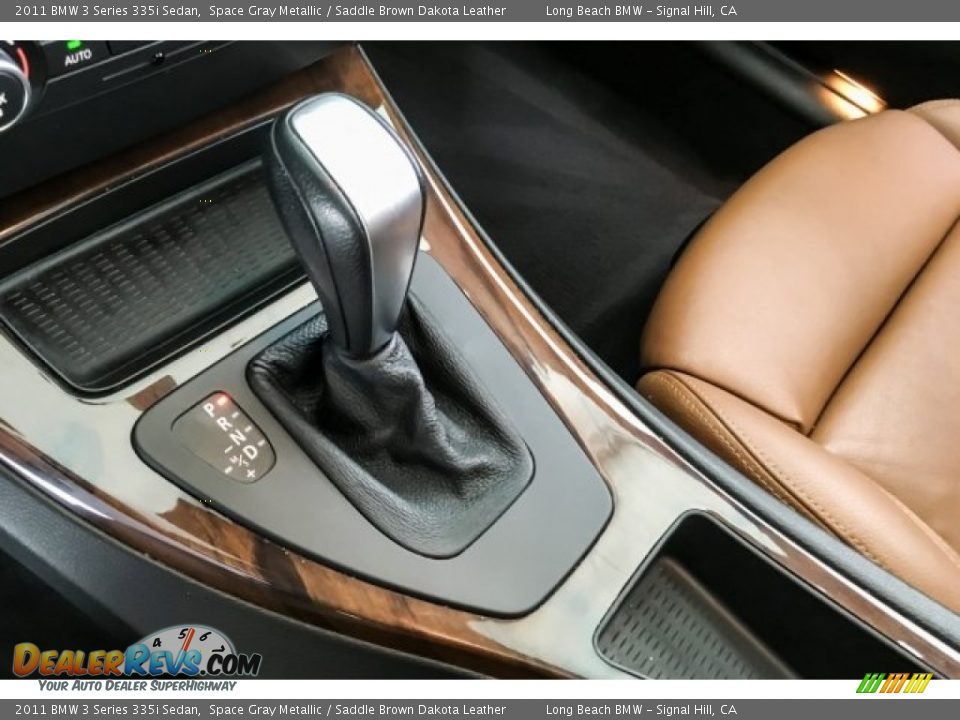 2011 BMW 3 Series 335i Sedan Space Gray Metallic / Saddle Brown Dakota Leather Photo #20