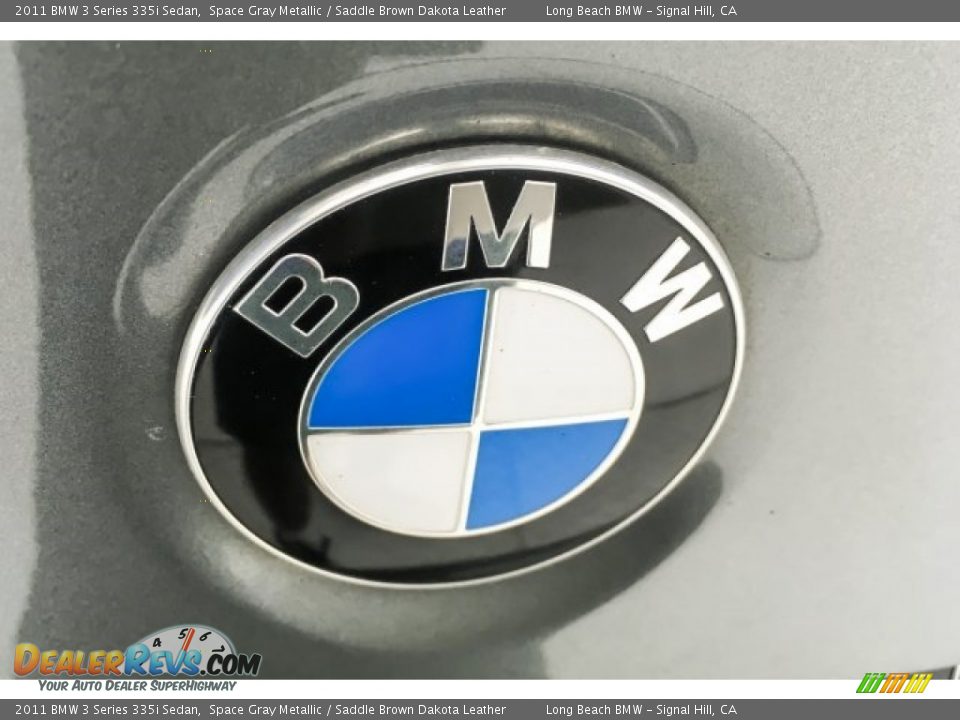 2011 BMW 3 Series 335i Sedan Space Gray Metallic / Saddle Brown Dakota Leather Photo #25