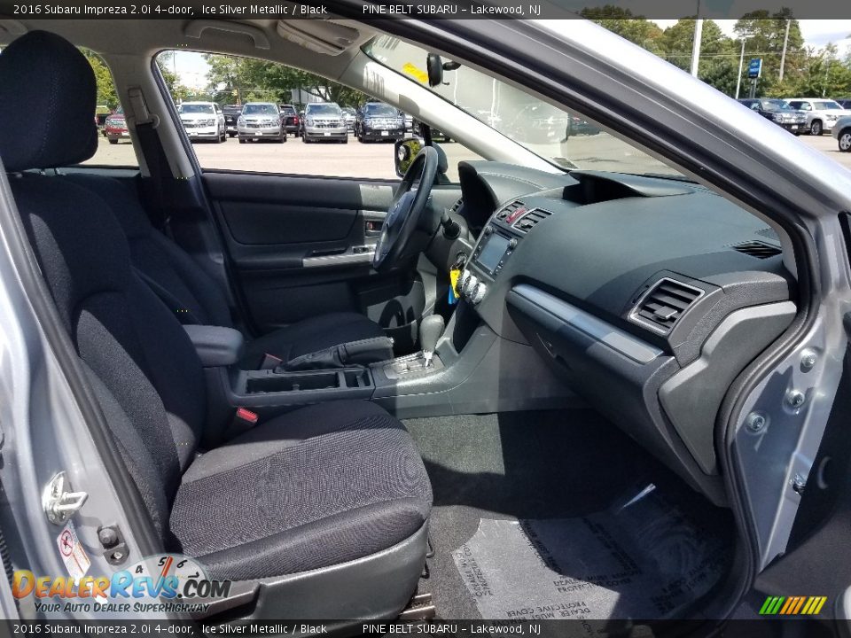 2016 Subaru Impreza 2.0i 4-door Ice Silver Metallic / Black Photo #12