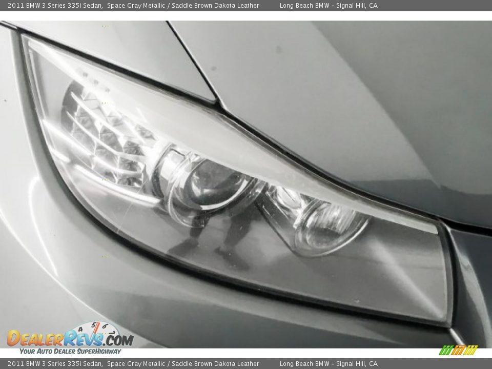 2011 BMW 3 Series 335i Sedan Space Gray Metallic / Saddle Brown Dakota Leather Photo #30