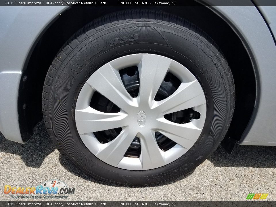 2016 Subaru Impreza 2.0i 4-door Ice Silver Metallic / Black Photo #15