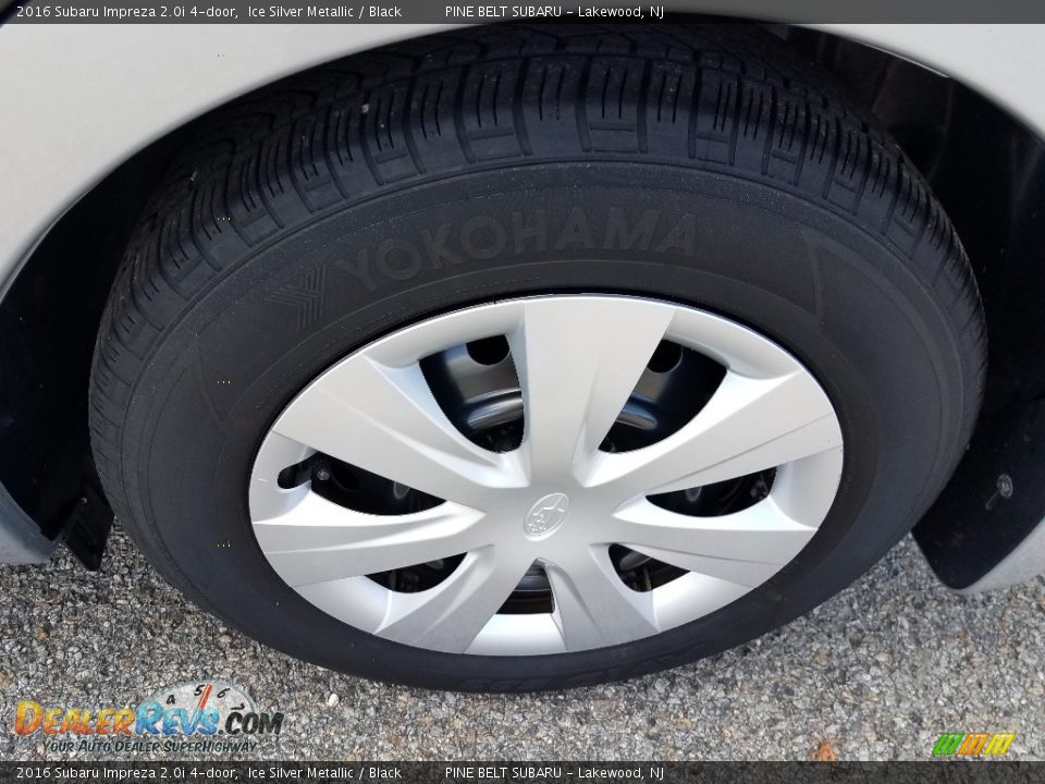 2016 Subaru Impreza 2.0i 4-door Ice Silver Metallic / Black Photo #16