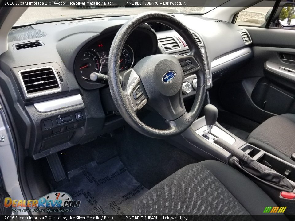 2016 Subaru Impreza 2.0i 4-door Ice Silver Metallic / Black Photo #21