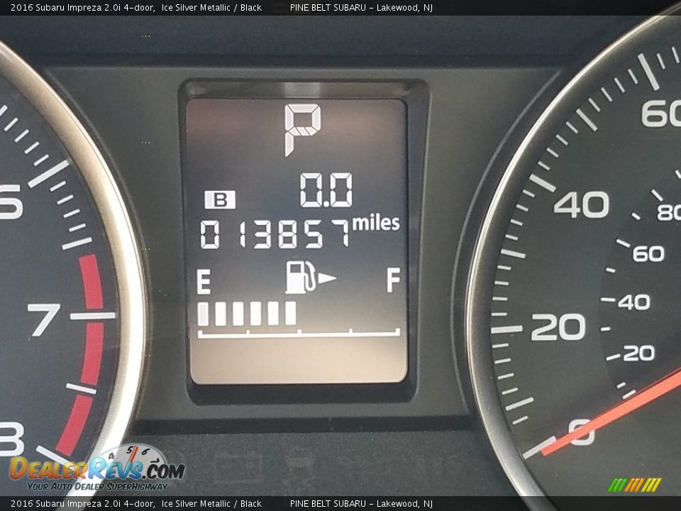 2016 Subaru Impreza 2.0i 4-door Ice Silver Metallic / Black Photo #29
