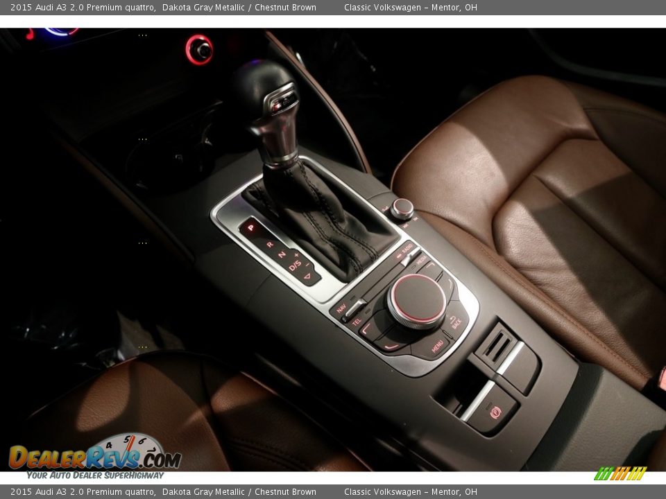 2015 Audi A3 2.0 Premium quattro Dakota Gray Metallic / Chestnut Brown Photo #16