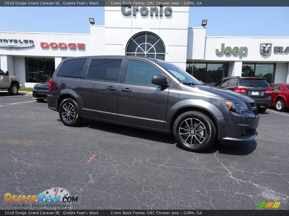 2018 Dodge Grand Caravan SE Granite Pearl / Black Photo #1