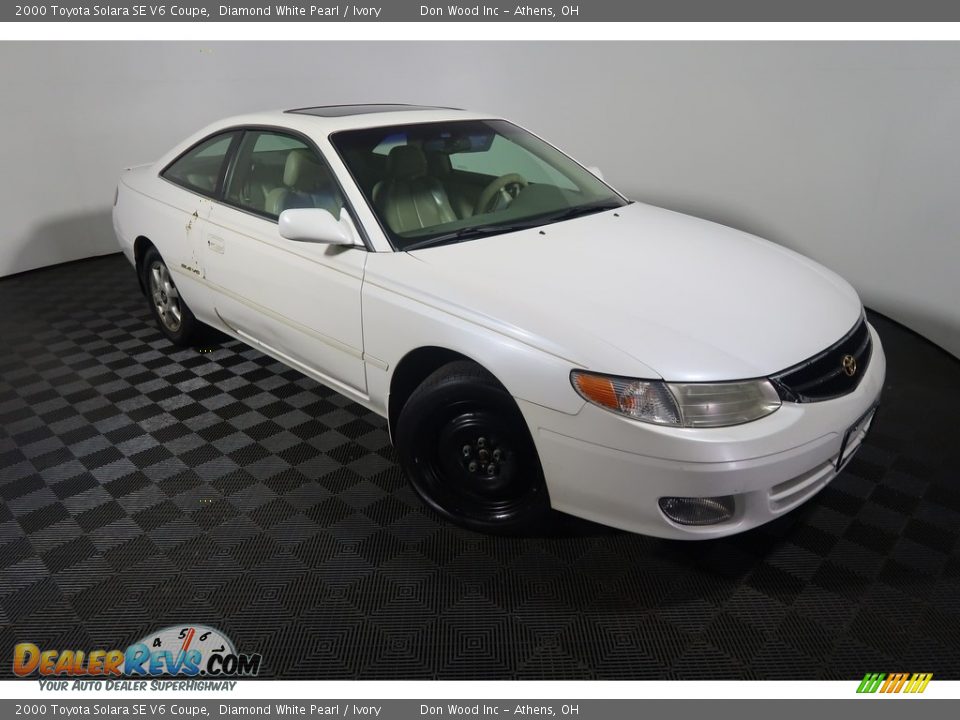 2000 Toyota Solara SE V6 Coupe Diamond White Pearl / Ivory Photo #5