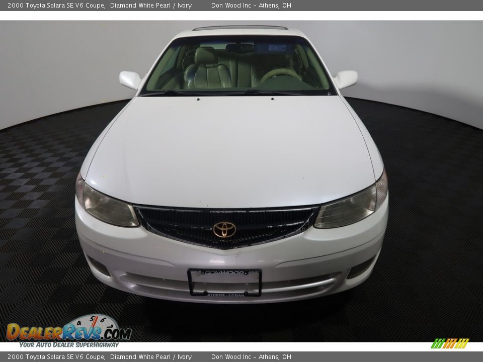 2000 Toyota Solara SE V6 Coupe Diamond White Pearl / Ivory Photo #6