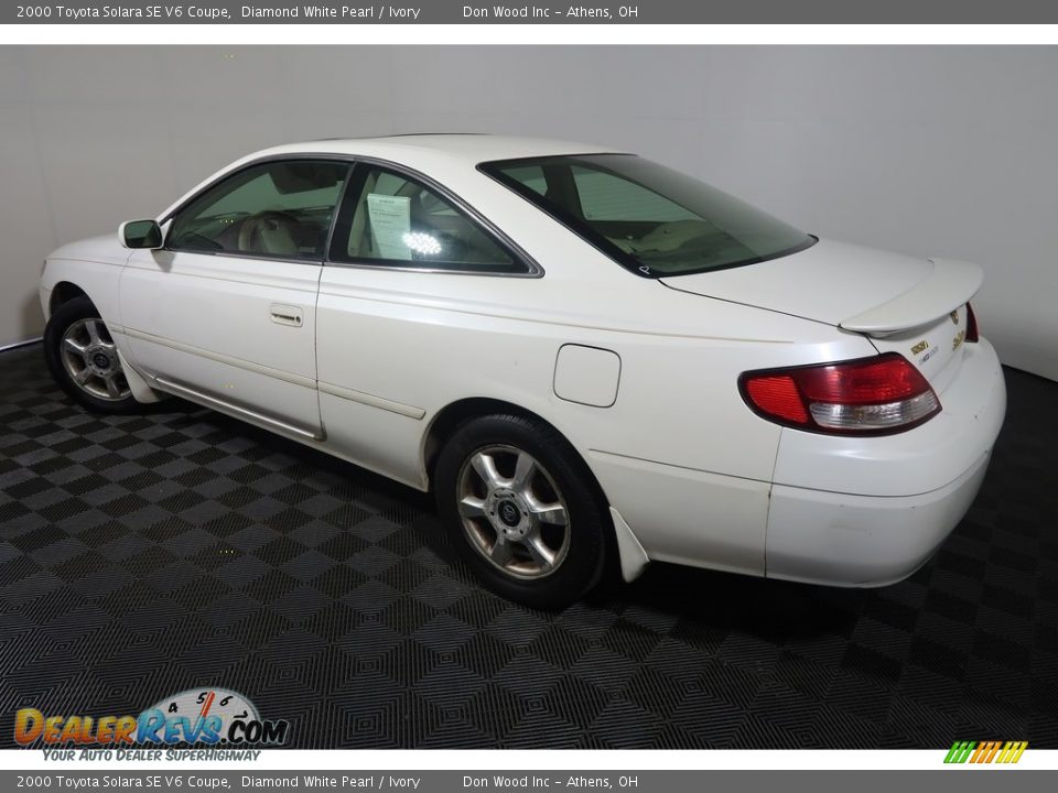 2000 Toyota Solara SE V6 Coupe Diamond White Pearl / Ivory Photo #9