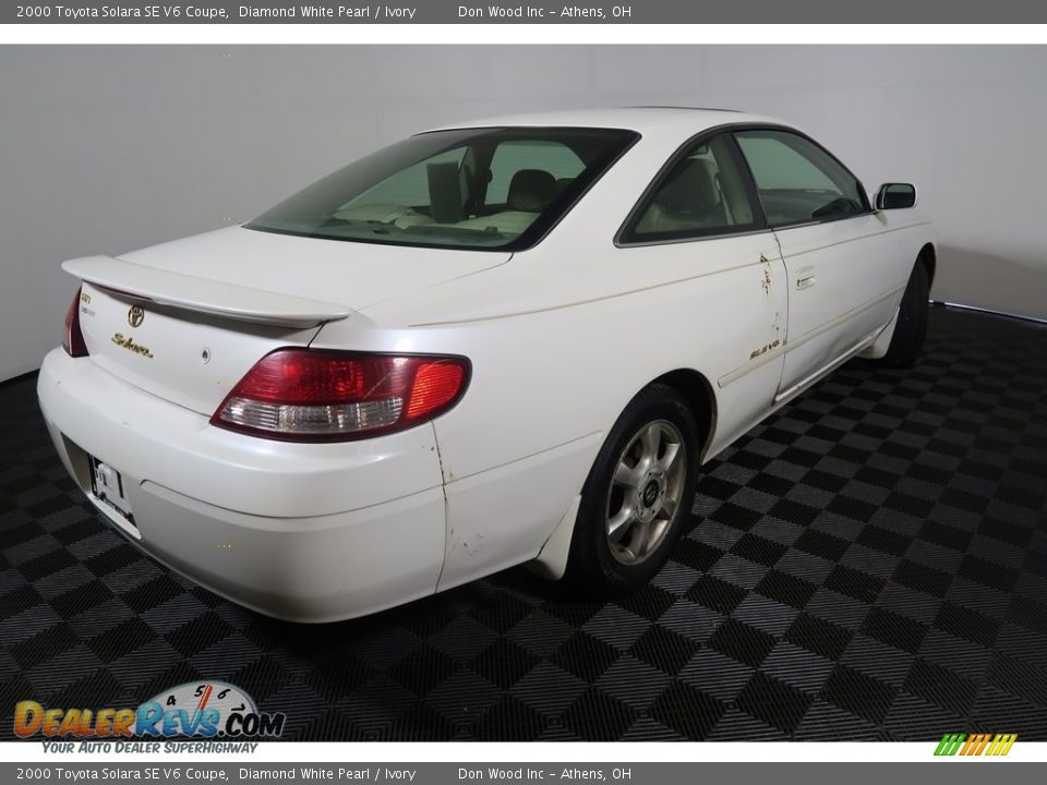 2000 Toyota Solara SE V6 Coupe Diamond White Pearl / Ivory Photo #11