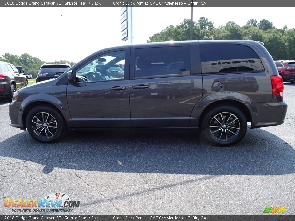 2018 Dodge Grand Caravan SE Granite Pearl / Black Photo #8