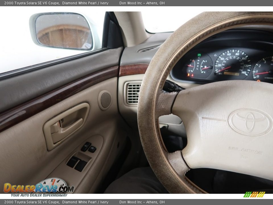 2000 Toyota Solara SE V6 Coupe Diamond White Pearl / Ivory Photo #13
