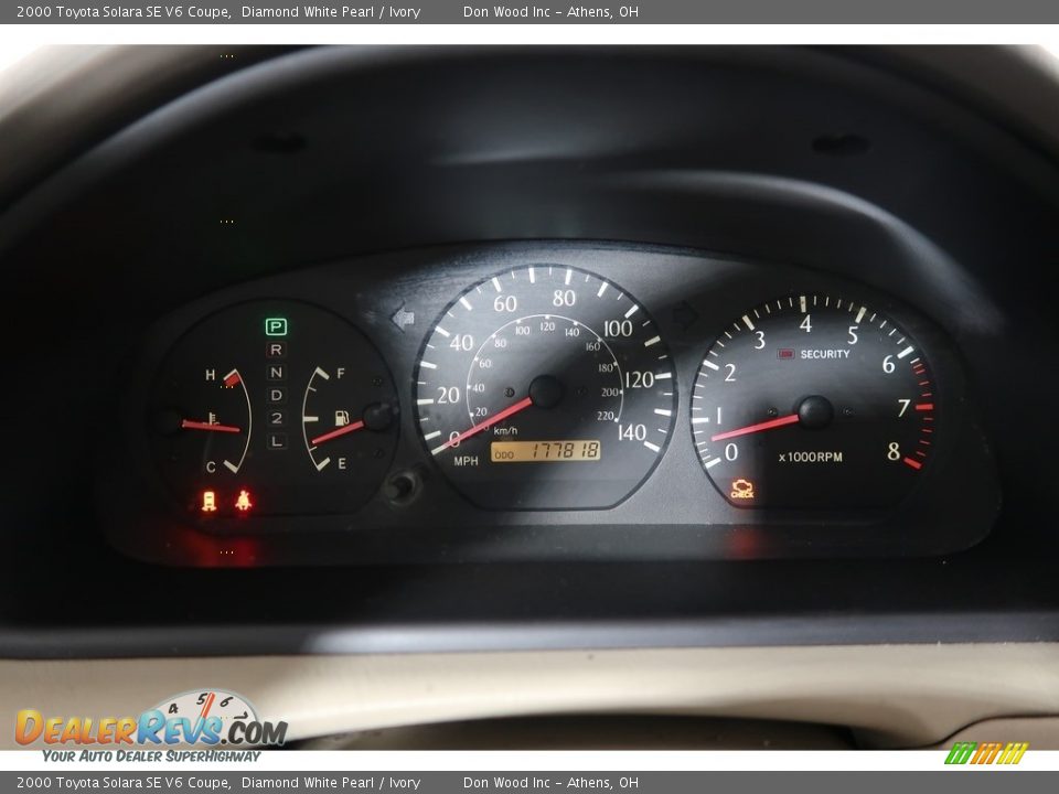 2000 Toyota Solara SE V6 Coupe Diamond White Pearl / Ivory Photo #16