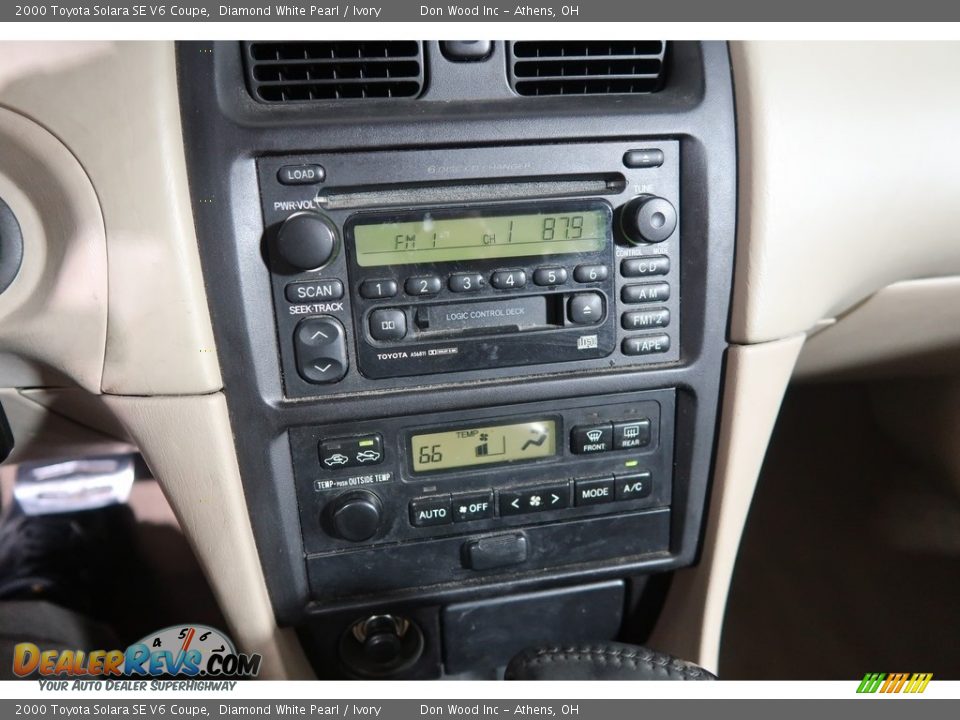 2000 Toyota Solara SE V6 Coupe Diamond White Pearl / Ivory Photo #18