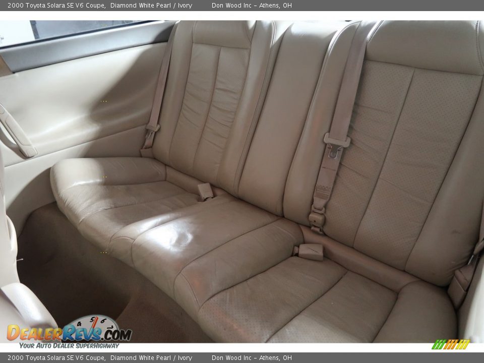 2000 Toyota Solara SE V6 Coupe Diamond White Pearl / Ivory Photo #20