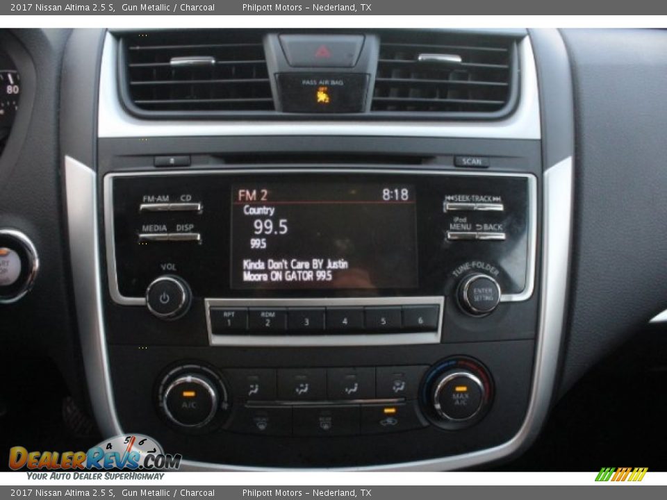 2017 Nissan Altima 2.5 S Gun Metallic / Charcoal Photo #18