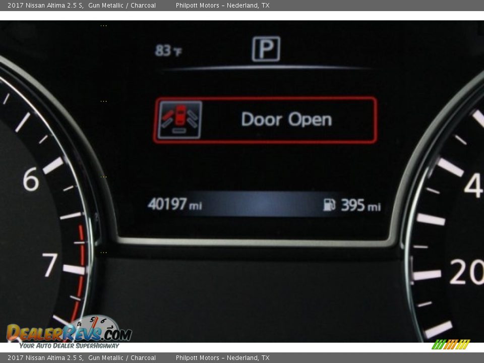 2017 Nissan Altima 2.5 S Gun Metallic / Charcoal Photo #24