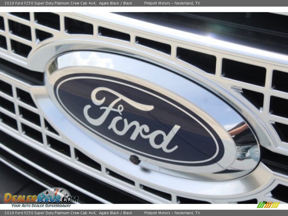 2019 Ford F250 Super Duty Platinum Crew Cab 4x4 Agate Black / Black Photo #4