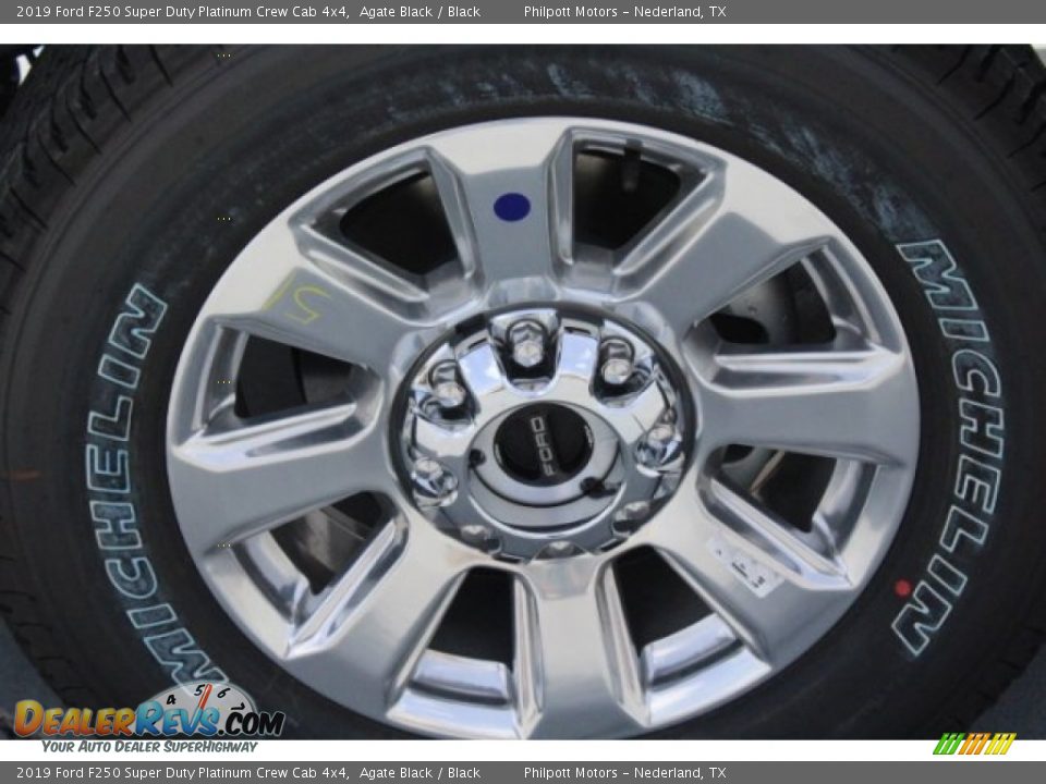 2019 Ford F250 Super Duty Platinum Crew Cab 4x4 Agate Black / Black Photo #5