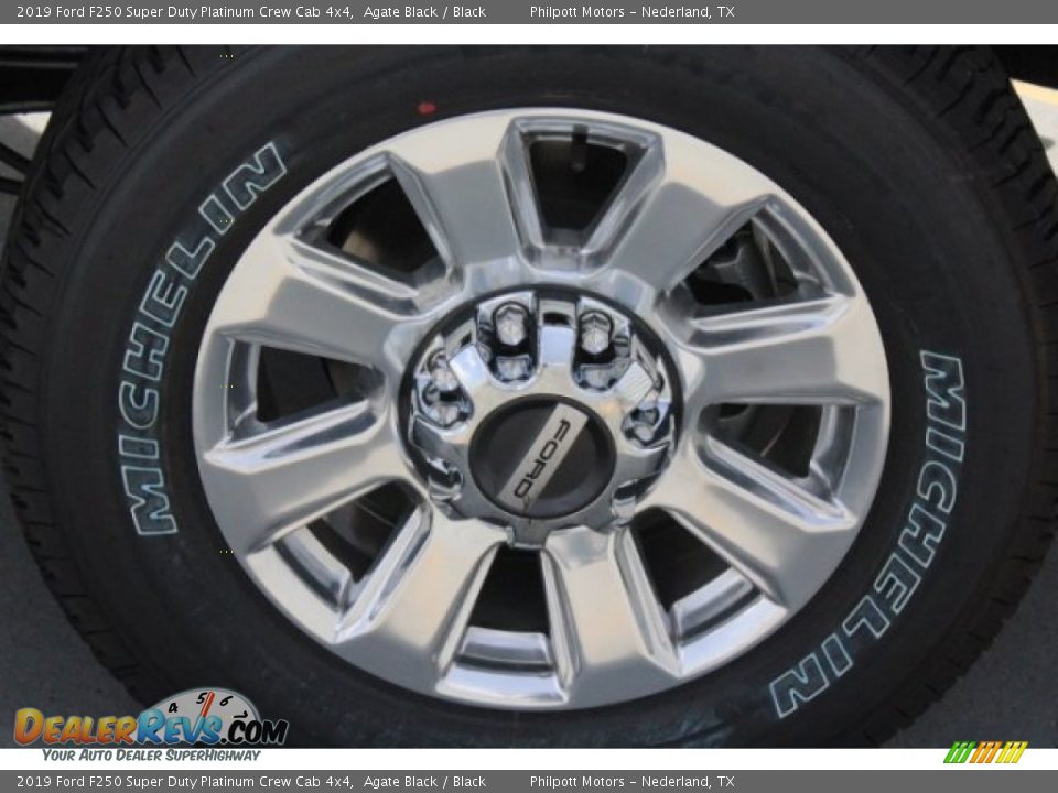 2019 Ford F250 Super Duty Platinum Crew Cab 4x4 Agate Black / Black Photo #6