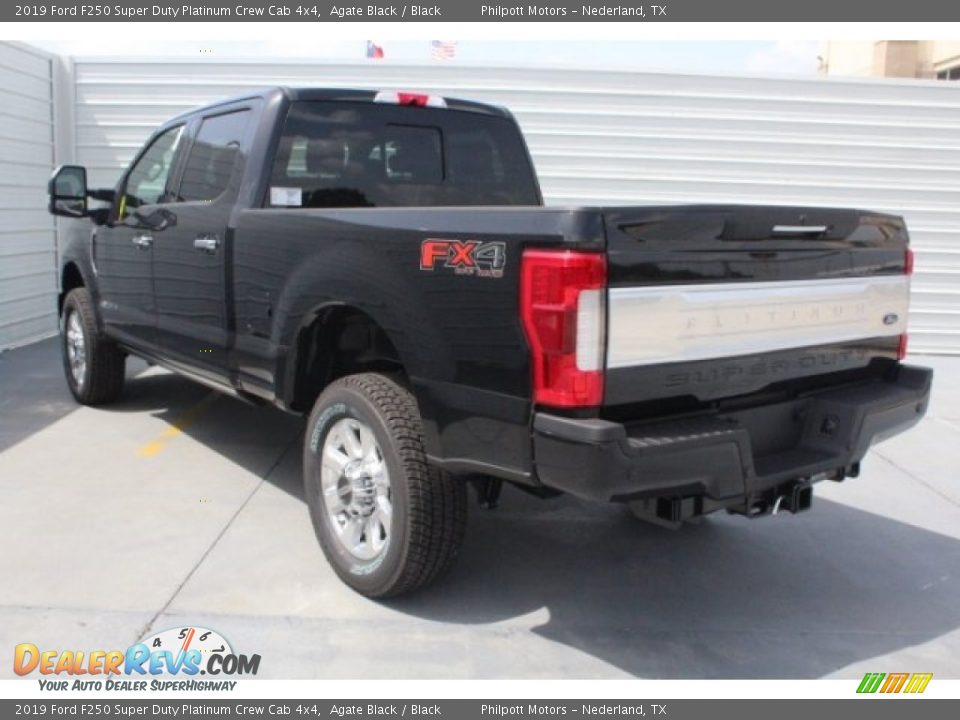 2019 Ford F250 Super Duty Platinum Crew Cab 4x4 Agate Black / Black Photo #7