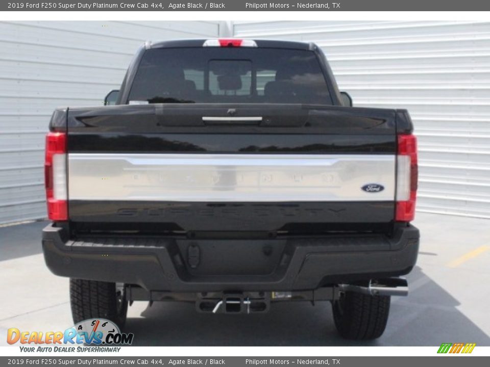 2019 Ford F250 Super Duty Platinum Crew Cab 4x4 Agate Black / Black Photo #8