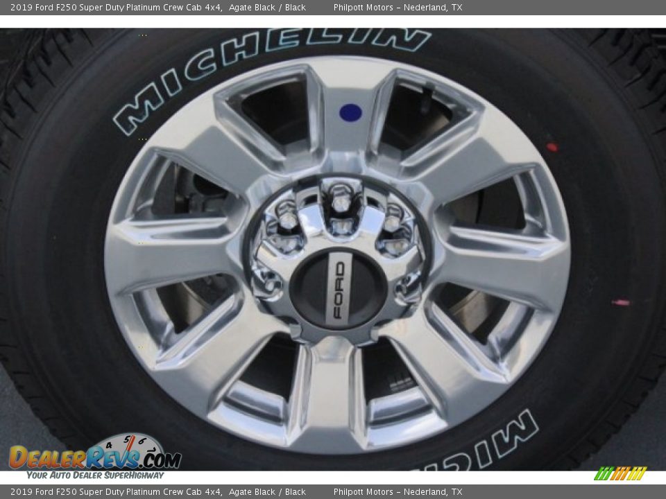 2019 Ford F250 Super Duty Platinum Crew Cab 4x4 Agate Black / Black Photo #10