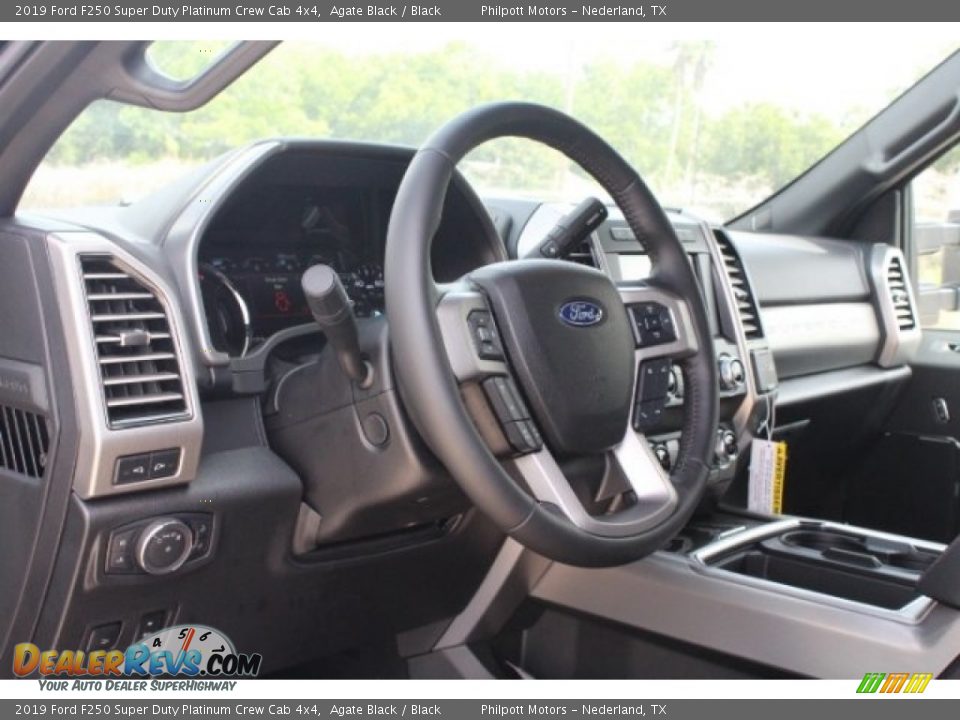2019 Ford F250 Super Duty Platinum Crew Cab 4x4 Agate Black / Black Photo #13