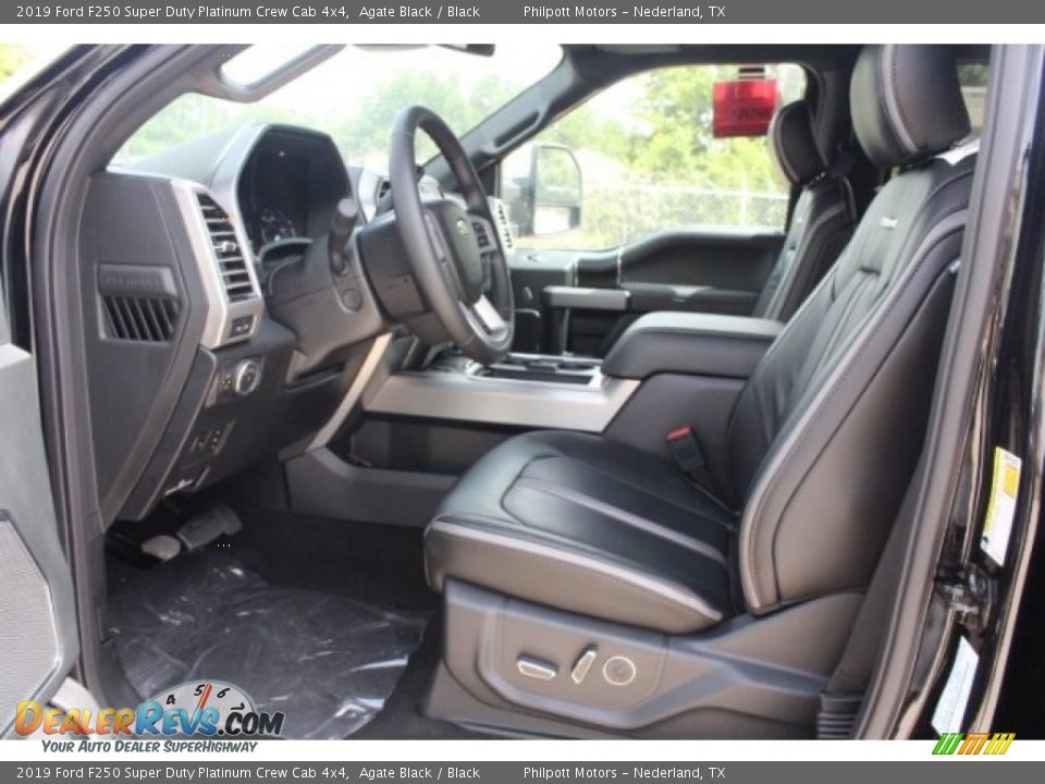 2019 Ford F250 Super Duty Platinum Crew Cab 4x4 Agate Black / Black Photo #14