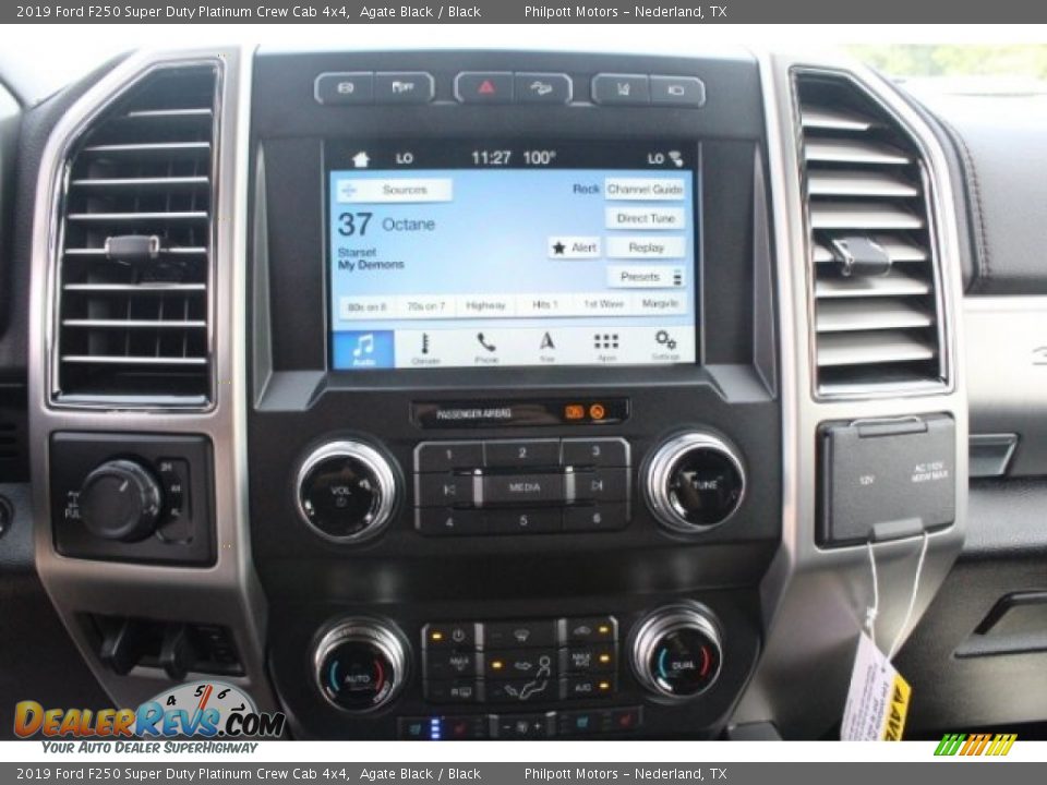 2019 Ford F250 Super Duty Platinum Crew Cab 4x4 Agate Black / Black Photo #17