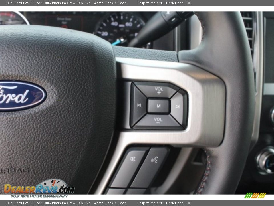 2019 Ford F250 Super Duty Platinum Crew Cab 4x4 Agate Black / Black Photo #20