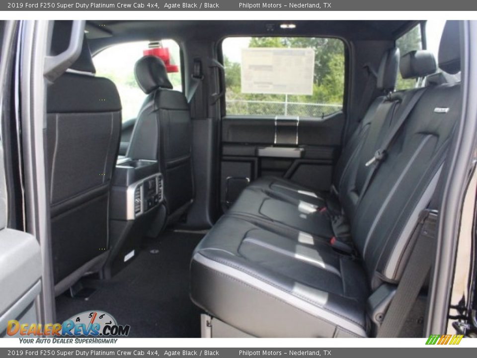 2019 Ford F250 Super Duty Platinum Crew Cab 4x4 Agate Black / Black Photo #24