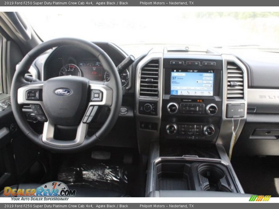 2019 Ford F250 Super Duty Platinum Crew Cab 4x4 Agate Black / Black Photo #25
