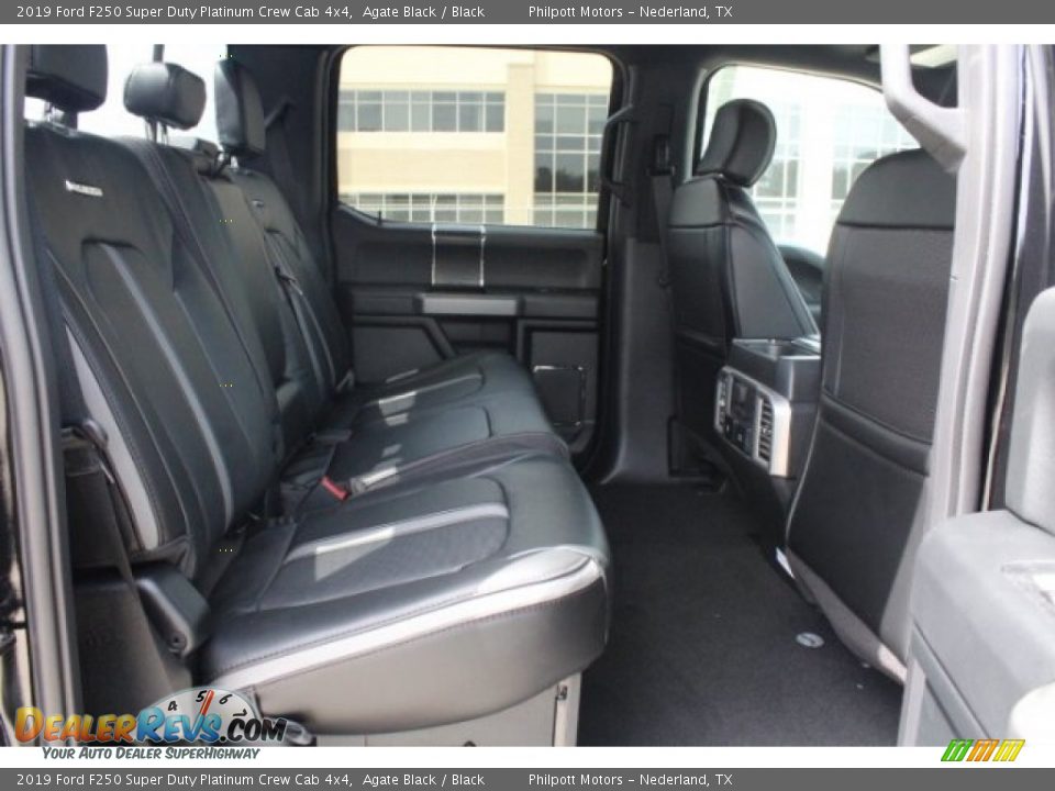 2019 Ford F250 Super Duty Platinum Crew Cab 4x4 Agate Black / Black Photo #29