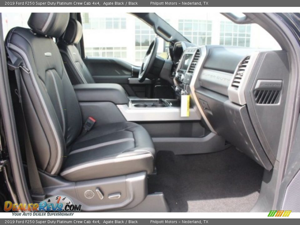 2019 Ford F250 Super Duty Platinum Crew Cab 4x4 Agate Black / Black Photo #32