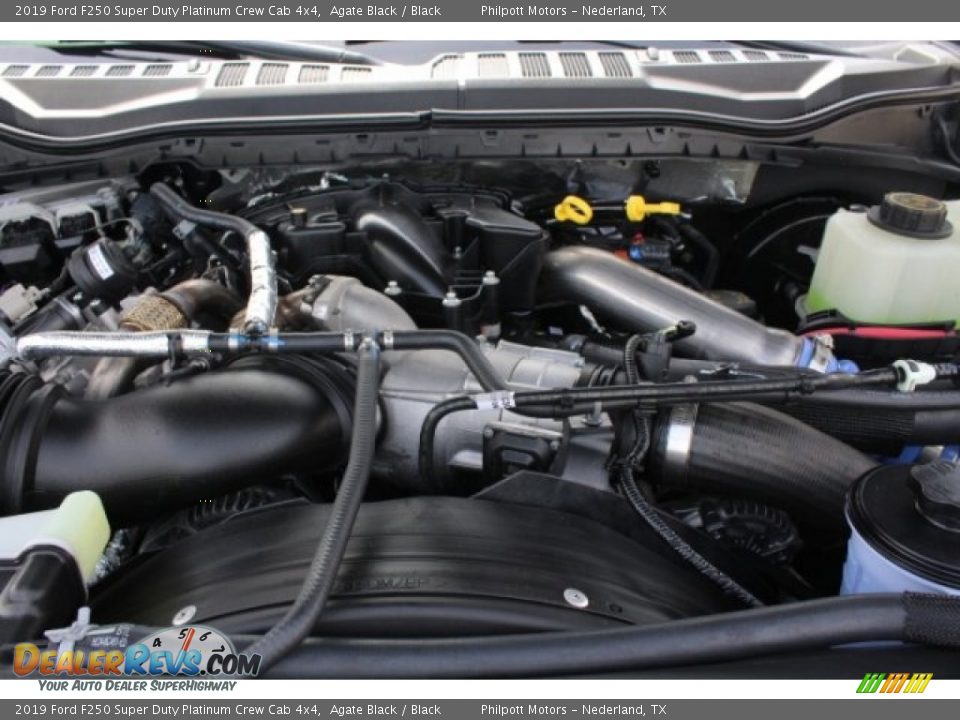 2019 Ford F250 Super Duty Platinum Crew Cab 4x4 Agate Black / Black Photo #33