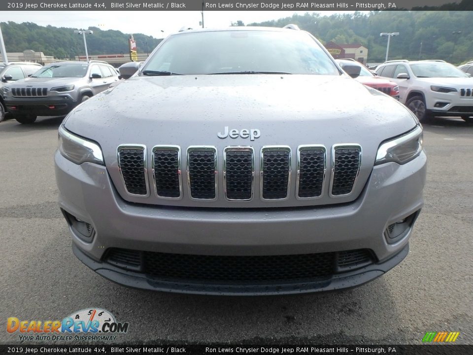 2019 Jeep Cherokee Latitude 4x4 Billet Silver Metallic / Black Photo #8