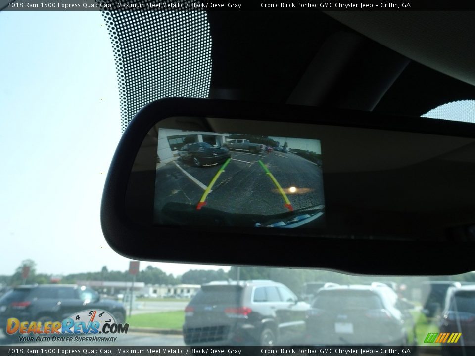 2018 Ram 1500 Express Quad Cab Maximum Steel Metallic / Black/Diesel Gray Photo #7