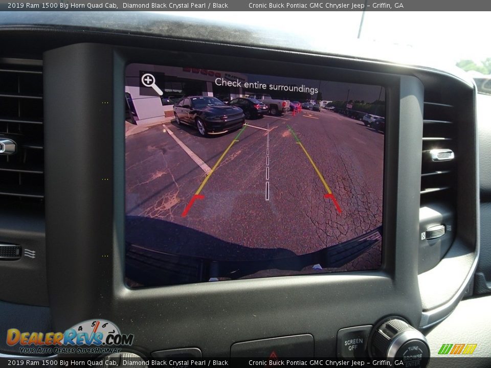 2019 Ram 1500 Big Horn Quad Cab Diamond Black Crystal Pearl / Black Photo #6