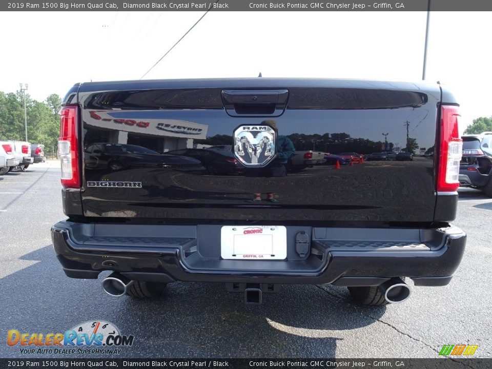 2019 Ram 1500 Big Horn Quad Cab Diamond Black Crystal Pearl / Black Photo #13
